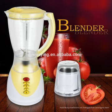 4 velocidades 1.5L de plástico de alta calidad Popular diseño 2 en 1 Electric Fruit Blender